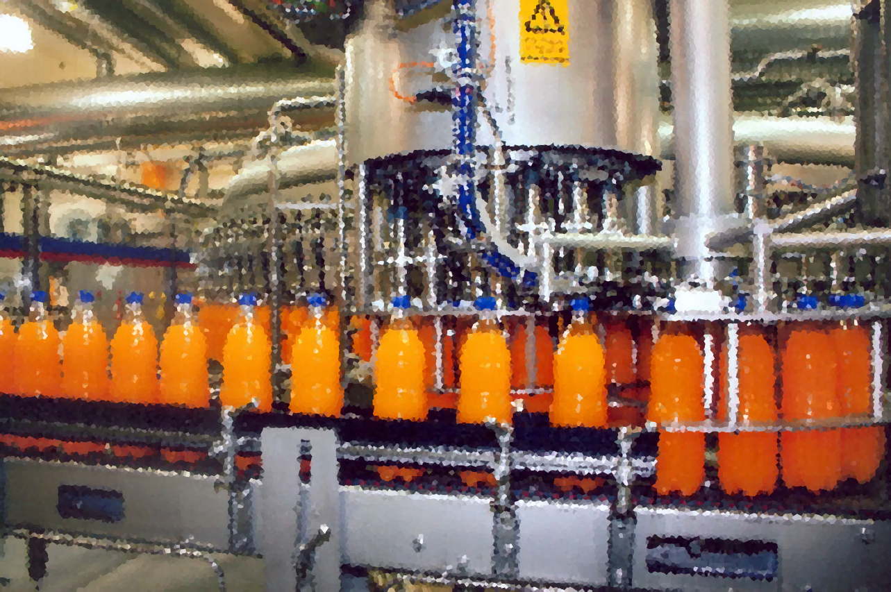 Фильтрация соков и напитков на производстве.